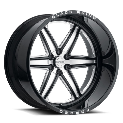 Black Rhino Marauder Gloss Black W/ Milled Spokes - Part Number 2414MDR-66140B12 Black Rhino Marauder Gloss Black W/ Milled Spokes Photo