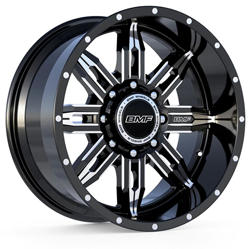 BMF Roulette Black W/ Milled Spokes - Part Number 113-2187-251 BMF Roulette Black W/ Milled Spokes Photo