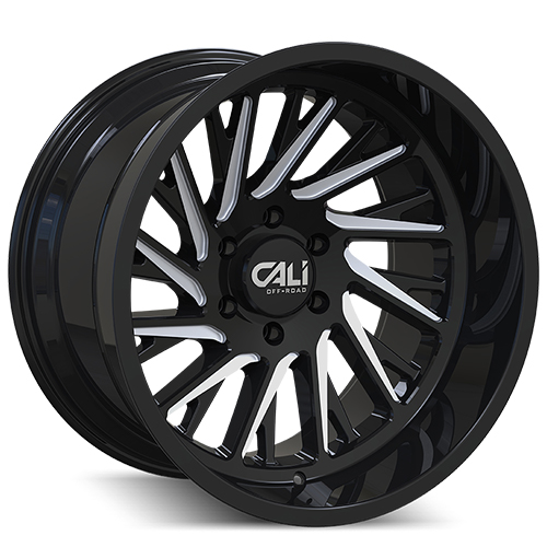 Cali Offroad Purge 9114 Gloss Black Milled Spokes - Part Number 9114-2183BM Cali Offroad Purge 9114 Gloss Black Milled Spokes Photo