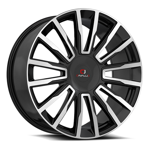 Cavallo CLV-47 Gloss Black Machined - Part Number CLV-47228551121143+38BM Cavallo CLV-47 Gloss Black Machined Photo