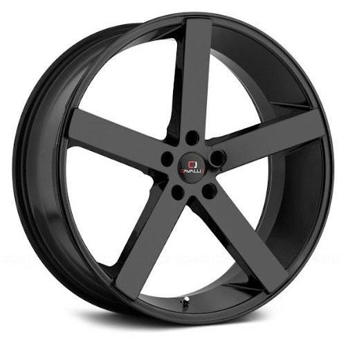 Cavallo CLV-5 Gloss Black - Part Number CLV-52085BLANK+35GB-DT5X114.3 Cavallo CLV-5 Gloss Black Photo