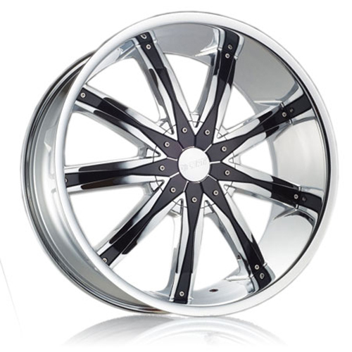 D Centi DW29 Chrome w/ Black Inserts - Part Number DW29249505013C D Centi DW29 Chrome w/ Black Inserts Photo