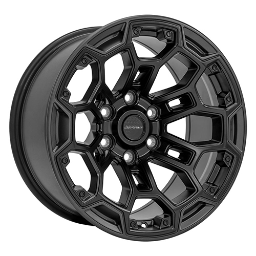 Defiant DF03 Matte Black W/ Matte Charcoal - Part Number DF03-18090-6550-12B1G1 Defiant DF03 Matte Black W/ Matte Charcoal Photo