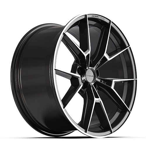 Defiant DF09 Black Machined W/ Tinted Clear - Part Number DF09-20100-5120-35MBT Defiant DF09 Black Machined W/ Tinted Clear Photo