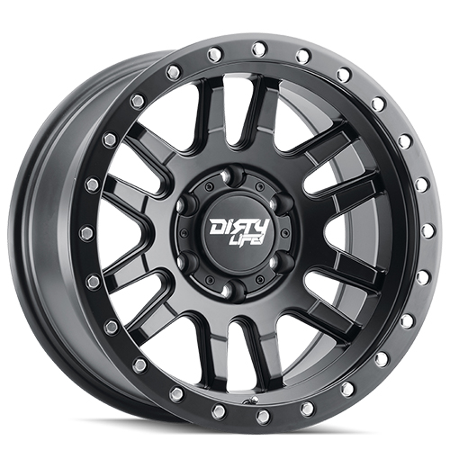 Dirty Life Canyon Pro 9309 Matte Black W/ Simulated Ring - Part Number 9309-7983MB12 Dirty Life Canyon Pro 9309 Matte Black W/ Simulated Ring Photo