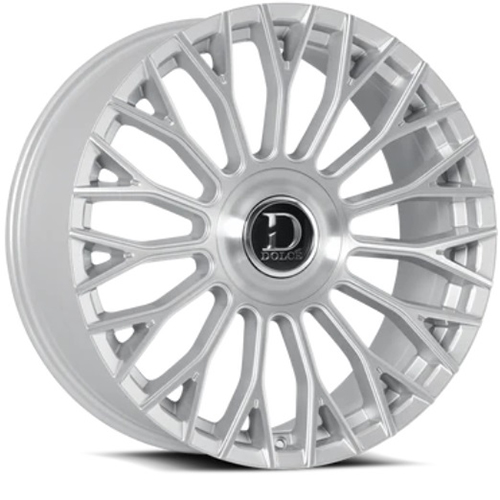 Dolce Luxury Roma Gloss Silver W/ Brushed Face - Part Number ROMA-229018GSBF Dolce Luxury Roma Gloss Silver W/ Brushed Face Photo