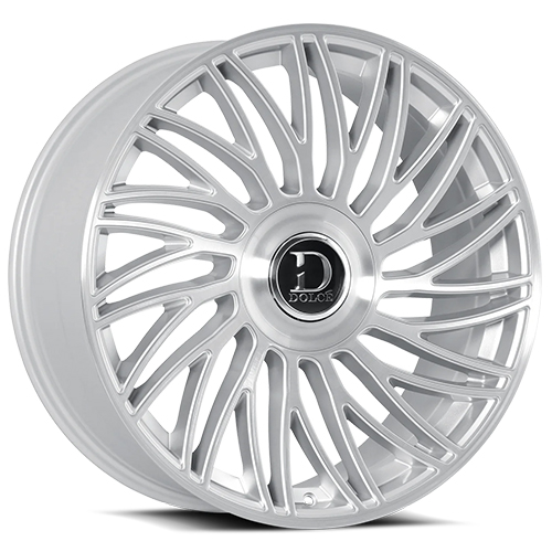 Dolce Luxury Sesto Gloss Silver W/ Brushed Face - Part Number SESTO-229500GSBF18 Dolce Luxury Sesto Gloss Silver W/ Brushed Face Photo