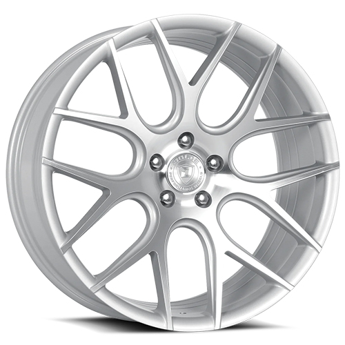 Dolce Performance Monza Gloss Silver W/ Machined Face - Part Number MONZA-98552GSF Dolce Performance Monza Gloss Silver W/ Machined Face Photo