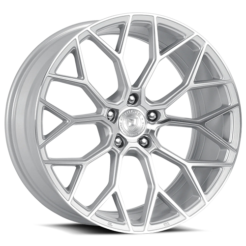 Dolce Performance Pista Gloss Silver W/ Machined Face - Part Number PISTA-28554GSF Dolce Performance Pista Gloss Silver W/ Machined Face Photo