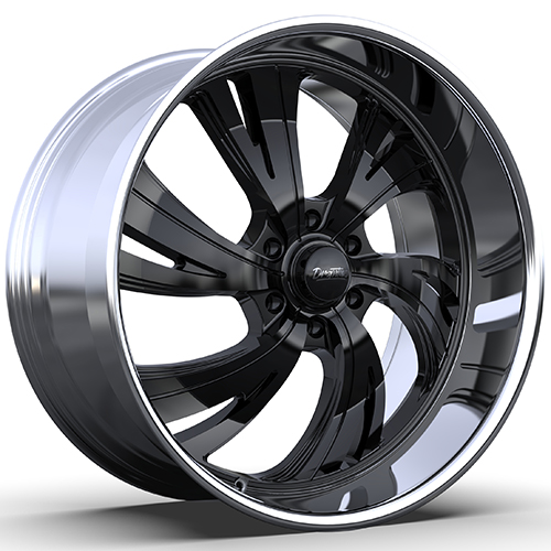 Dropstars 658B Gloss Black W/ Polished Lip - Part Number 658B-2298318 Dropstars 658B Gloss Black W/ Polished Lip Photo