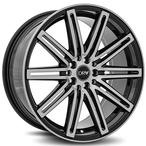 DRW D13 Gloss Black W/ Machined Face - Part Number D13-188010H4073BMF DRW D13 Gloss Black W/ Machined Face Photo