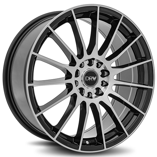 DRW D15 Gloss Black W/ Machined Face - Part Number D15-188010H1054073BMF DRW D15 Gloss Black W/ Machined Face Photo