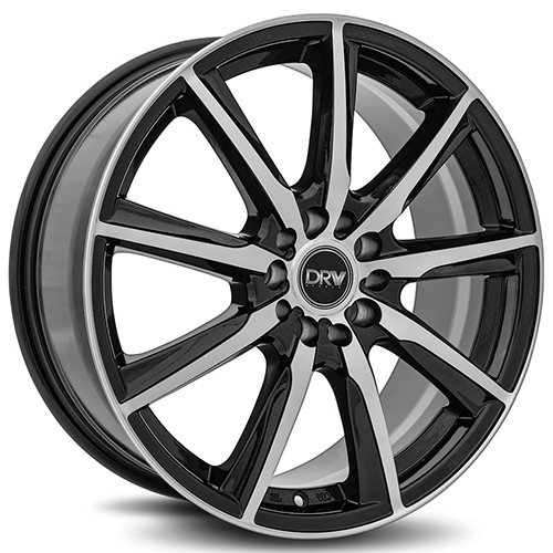 DRW D18 Gloss Black W/ Machined Face - Part Number D18-187510H1084073BMF DRW D18 Gloss Black W/ Machined Face Photo