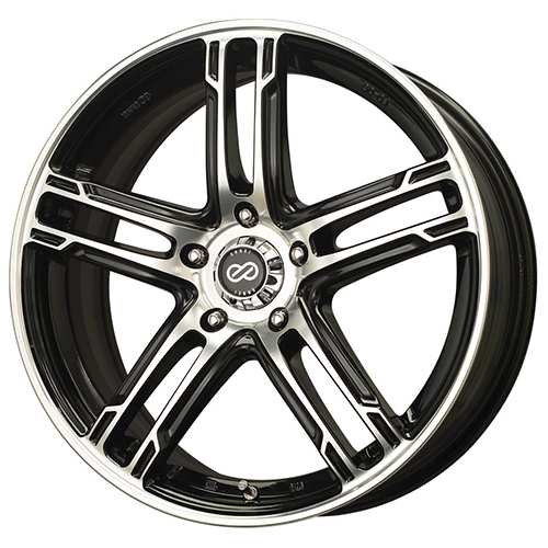 Enkei FD-05 434 Black W/ Machined Face - Part Number 434-570-4938BKM Enkei FD-05 434 Black W/ Machined Face Photo
