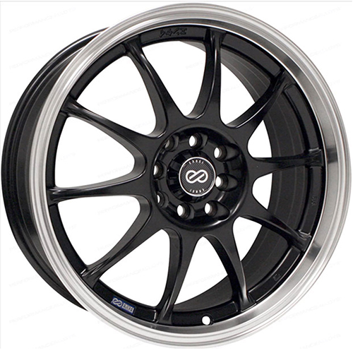 Enkei J10 409 Black W/ Machined Lip - Part Number 409-770-10BK Enkei J10 409 Black W/ Machined Lip Photo