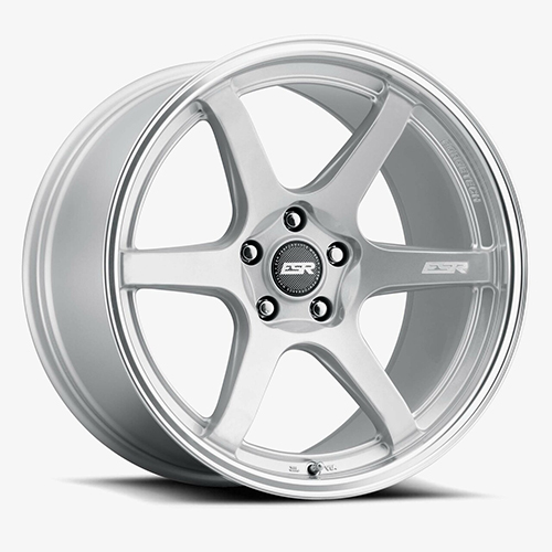 ESR AP6 Hyper Silver W/ Machined Lip - Part Number 91151436 APX6HS-ML ESR AP6 Hyper Silver W/ Machined Lip Photo
