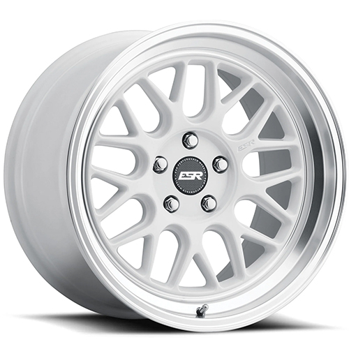 ESR CR1 Gloss White W/ Machined Lip - Part Number 89551422 CR01WHT-ML ESR CR1 Gloss White W/ Machined Lip Photo