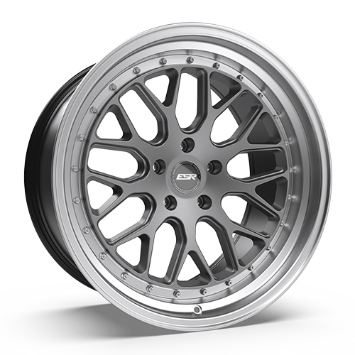 ESR CS1 Matte Graphite W/ Machined Lip - Part Number 89551422 CS01MGR-ML 5X108 ESR CS1 Matte Graphite W/ Machined Lip Photo