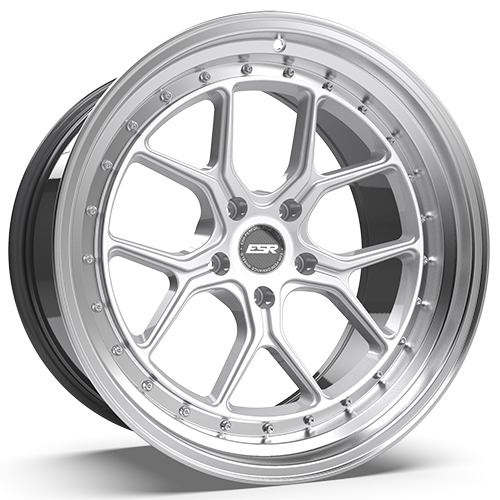 ESR CS2 Hyper Silver W/ Machined Lip - Part Number 99551422 CS2HS-ML 5X120 ESR CS2 Hyper Silver W/ Machined Lip Photo