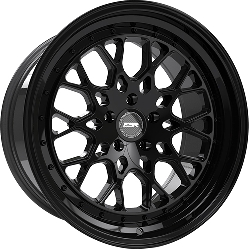 ESR CS3 Gloss Black - Part Number 90551422 CS3GBLK 5X108 ESR CS3 Gloss Black Photo