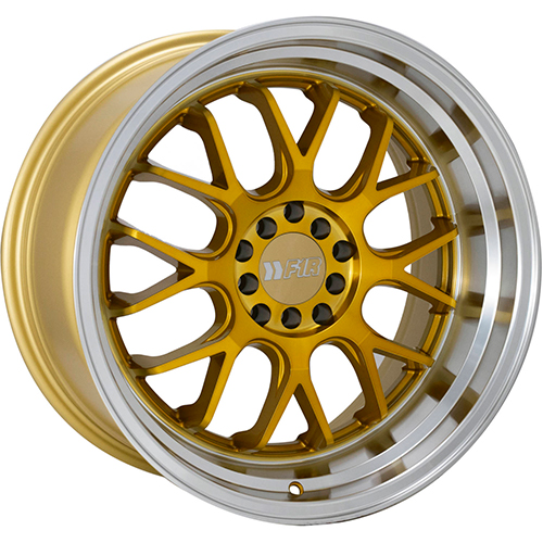 F1R F21 Machine Gold W/ Polish Lip v2 - Part Number F2118105MGP40-v2 F1R F21 Machine Gold W/ Polish Lip v2 Photo