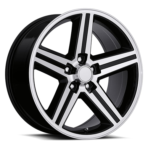 Factory Reproductions FR 11 Iroc Gloss Black W/ Machined Face - Part Number 11090005007 Factory Reproductions FR 11 Iroc Gloss Black W/ Machined Face Photo