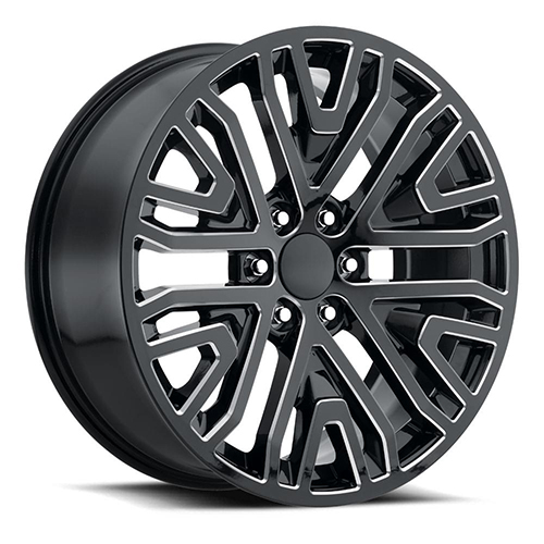 Factory Reproductions FR 93 GM Mesh Gloss Black W/ Ball Milled Accents - Part Number 93290286513 Factory Reproductions FR 93 GM Mesh Gloss Black W/ Ball Milled Accents Photo