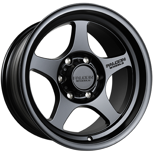 Falcon Wheels T2 Matte Black - Part Number T2-7983-12-MBK Falcon Wheels T2 Matte Black Photo