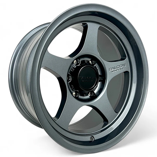 Falcon Wheels T2 Gloss Gunmetal - Part Number T2-7983-12-GM Falcon Wheels T2 Gloss Gunmetal Photo