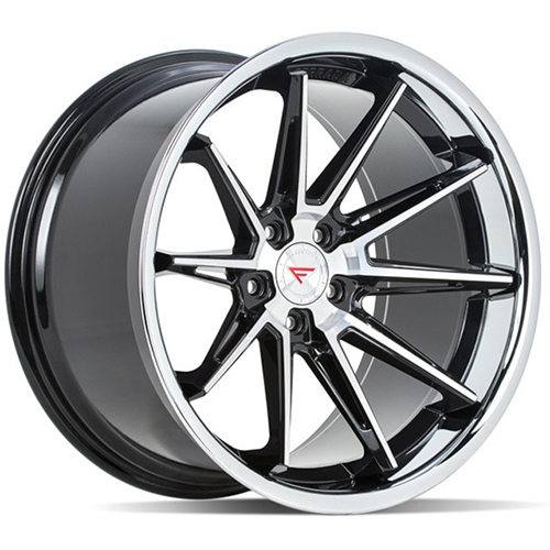 Ferrada CM2 Machined Black With Chrome Lip - Part Number CM22295114MA30 Ferrada CM2 Machined Black With Chrome Lip Photo