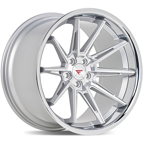 Ferrada CM2 Machined Silver With Chrome Lip - Part Number CM222955115MS12 Ferrada CM2 Machined Silver With Chrome Lip Photo
