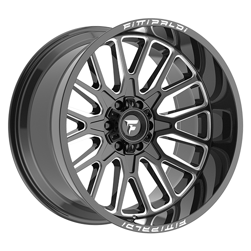 Fittipaldi Offroad FA18 Gloss Black Milled - Part Number FA18-22128170N44BM Fittipaldi Offroad FA18 Gloss Black Milled Photo