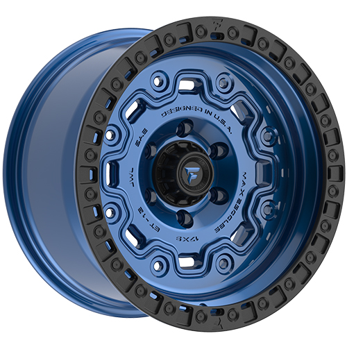 Fittipaldi Offroad FT100 Gloss Blue W/ Black Ring - Part Number FT100-17905127N12BLB Fittipaldi Offroad FT100 Gloss Blue W/ Black Ring Photo