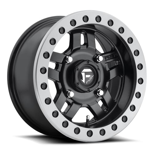 Fuel UTV Anza D917 Black W/ Anthracite Ring Beadlock - Part Number D9171570A543 Fuel UTV Anza D917 Black W/ Anthracite Ring Beadlock Photo