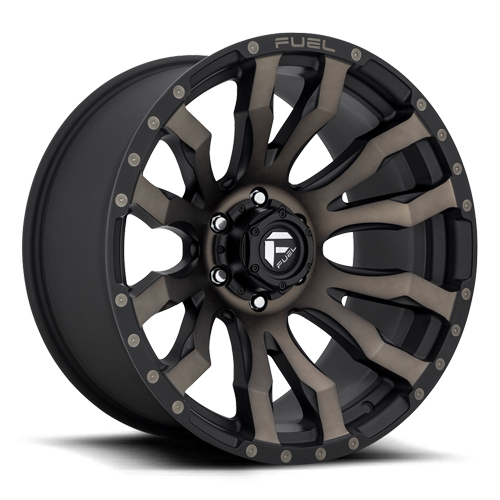 Fuel Offroad Blitz D673 Gloss Black W/ Milled Spokes - Part Number D67322208447 Fuel Offroad Blitz D673 Gloss Black W/ Milled Spokes Photo