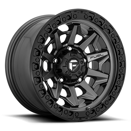 Fuel Offroad Covert D716 Matte Gunmetal W/ Black Lip - Part Number D71617905645 Fuel Offroad Covert D716 Matte Gunmetal W/ Black Lip Photo