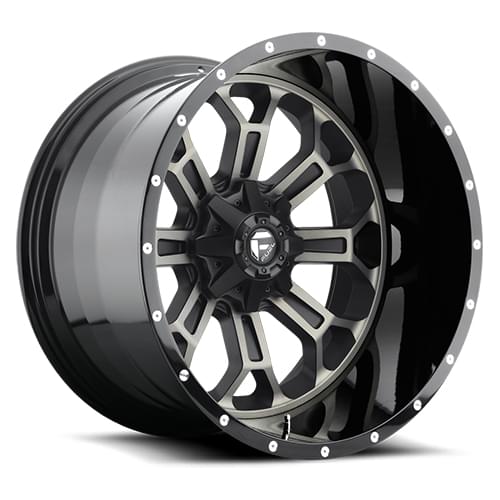 Fuel Offroad Crush D268 Black W/ Machined Face DDT Deep - Part Number D26822209847 Fuel Offroad Crush D268 Black W/ Machined Face DDT Deep Photo