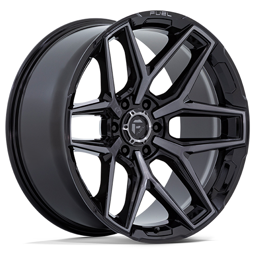 Fuel Offroad Flux D854 Gloss Black W/ Brushed Face & Dark Tint - Part Number FC854BT20906320 Fuel Offroad Flux D854 Gloss Black W/ Brushed Face & Dark Tint Photo