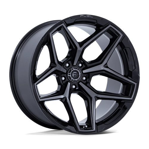 Fuel Offroad Flux D854 Gloss Black W/ Brushed Face & Dark Tint - Part Number FC854BT17906301 Fuel Offroad Flux D854 Gloss Black W/ Brushed Face & Dark Tint Photo