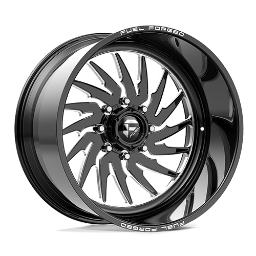 Fuel Forged FF110 Gloss Black Milled - Part Number FFQFF110RN87-5-34 Fuel Forged FF110 Gloss Black Milled Photo