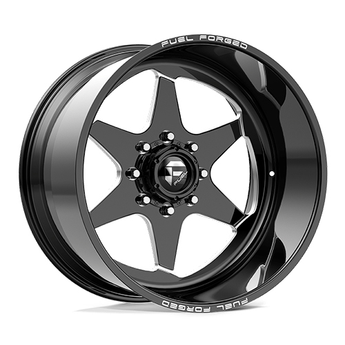 Fuel Forged FF115 Gloss Black Milled - Part Number FFKFF115LN87-5-34 Fuel Forged FF115 Gloss Black Milled Photo