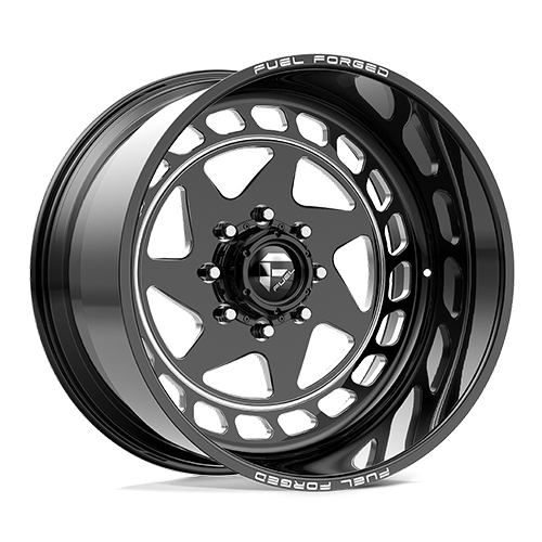 Fuel Forged FF117 Gloss Black Milled - Part Number FFJFF117RS71-5-34 Fuel Forged FF117 Gloss Black Milled Photo