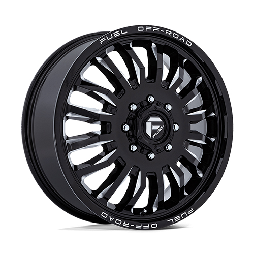 Fuel Offroad Arc Dually D868 Gloss Black Milled - Part Number D86820828D Fuel Offroad Arc Dually D868 Gloss Black Milled Photo