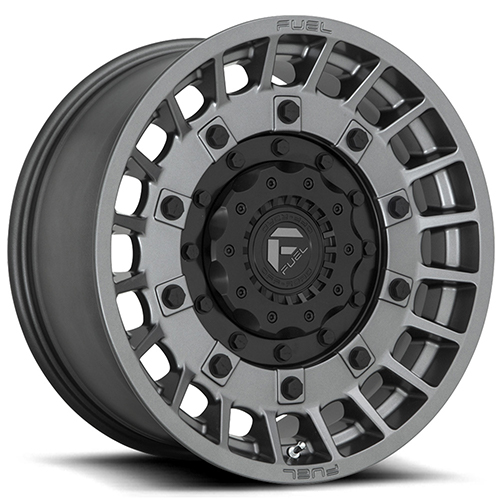 Fuel Offroad Militia D726 Matte Anthracite W/ Black Center - Part Number D72620002647 Fuel Offroad Militia D726 Matte Anthracite W/ Black Center Photo