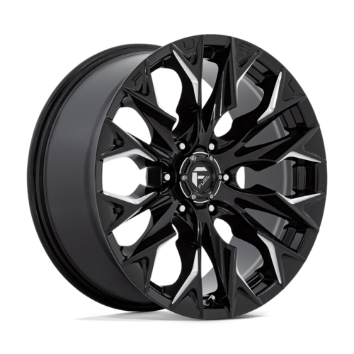 Fuel Offroad Flame D803 Gloss Black Milled - Part Number D80320908257 Fuel Offroad Flame D803 Gloss Black Milled Photo