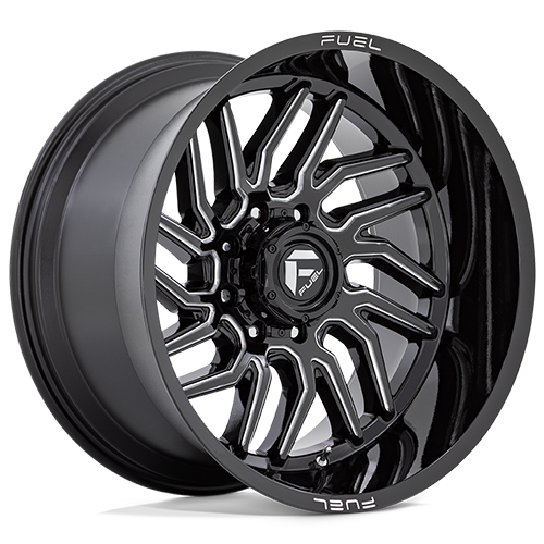Fuel Offroad Hurricane Gloss Black Milled - Part Number D80722208947 Fuel Offroad Hurricane Gloss Black Milled Photo