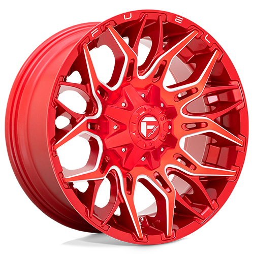 Fuel Offroad D771 Twitch Candy Red Milled - Part Number D77122209847 Fuel Offroad D771 Twitch Candy Red Milled Photo