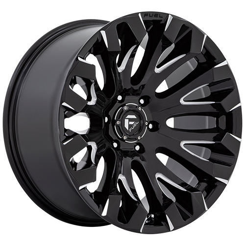 Fuel Offroad Quake D828 Gloss Black Milled - Part Number D82818907550 Fuel Offroad Quake D828 Gloss Black Milled Photo