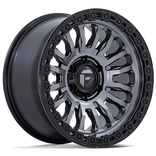Fuel Offroad Rincon FC857 Matte Gunmetal W/ Black Lip - Part Number FC857AB20108018N Fuel Offroad Rincon FC857 Matte Gunmetal W/ Black Lip Photo