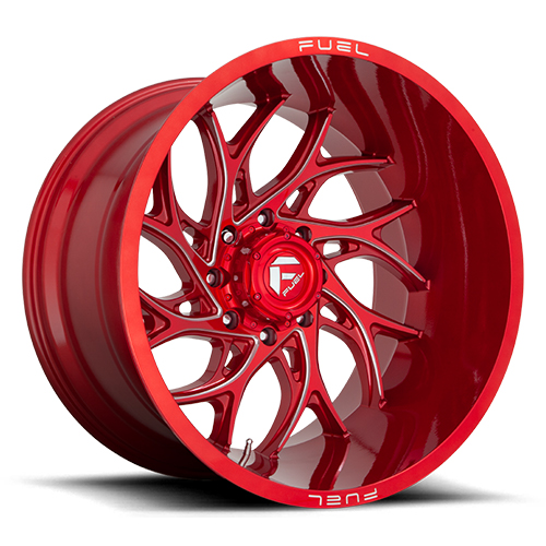 Fuel Offroad Runner D742 Candy Red W/ Milled Spokes - Part Number D74222008947 Fuel Offroad Runner D742 Candy Red W/ Milled Spokes Photo